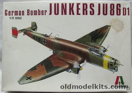 Italaerei 1/72 Junkers Ju-86 D1 - Spanish Civil war or Luftwaffe, 114 plastic model kit
